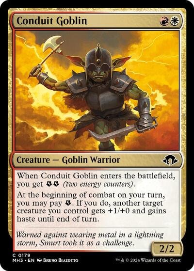 Conduit Goblin (MH3) #179 Common (Lightly Played) Modern Horizons 3 Magic: The Gathering: 2024