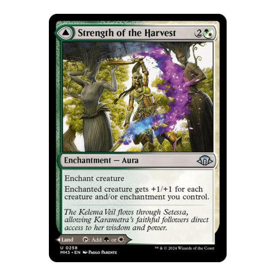 Strength of the Harvest (MH3) #258 Uncommon (Lightly Played) Modern Horizons 3 Magic: The Gathering: 2024