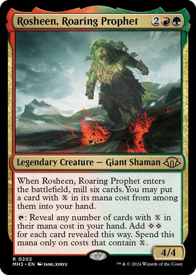 Rosheen Roaring Prophet (MH3) #202 Rare (Lightly Played) Modern Horizons 3 Magic: The Gathering: 2024
