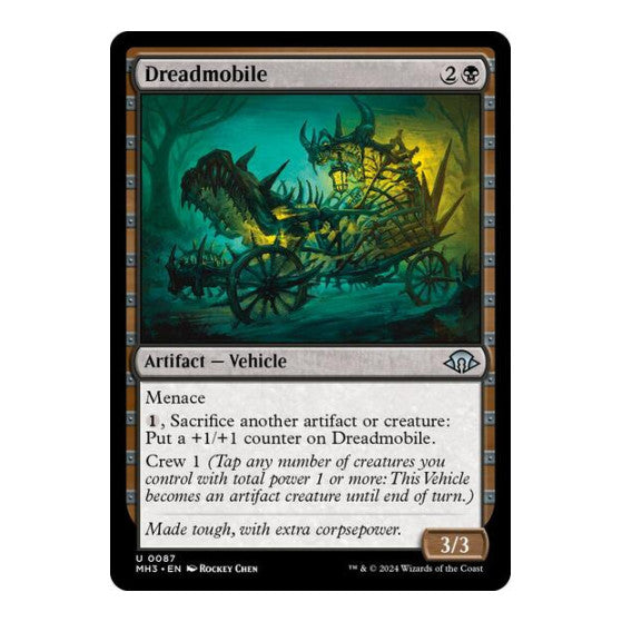 Dreadmobile (MH3) #87 Uncommon (Lightly Played) Modern Horizons 3 Magic: The Gathering: 2024