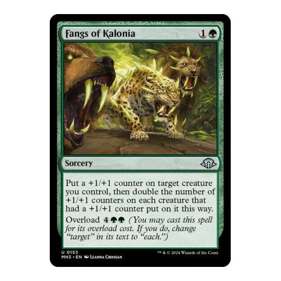 Fangs of Kalonia (MH3) #153 Uncommon (Lightly Played) Modern Horizons 3 Magic: The Gathering: 2024