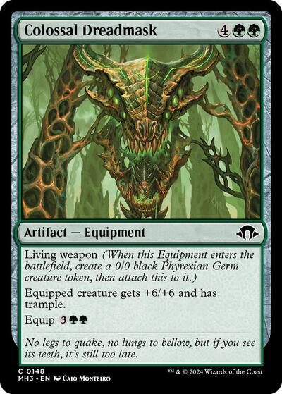 Colossal Dreadmask (MH3) #148 Common (Lightly Played) Modern Horizons 3 Magic: The Gathering: 2024