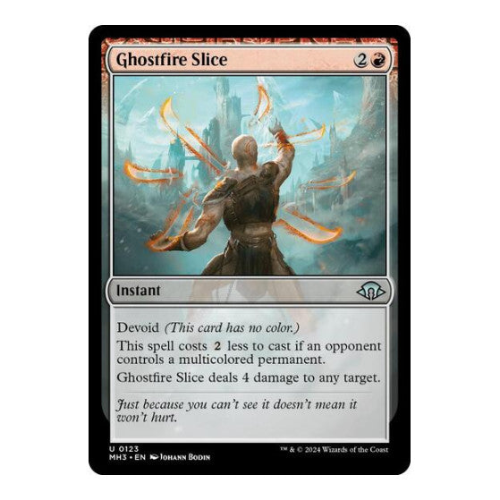 Ghostfire Slice (MH3) #123 Uncommon (Lightly Played) Modern Horizons 3 Magic: The Gathering: 2024
