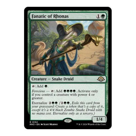 Fanatic of Rhonas (MH3) #152 Rare (Near Mint) Modern Horizons 3 Magic: The Gathering: 2024