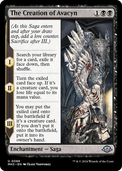 The Creation of Avacyn (MH3) #86 Uncommon (Lightly Played) Modern Horizons 3 Magic: The Gathering: 2024