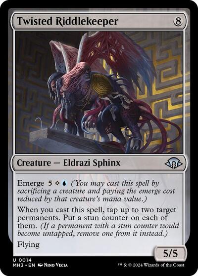 Twisted Riddlekeeper (MH3) #14 Uncommon (Lightly Played) Modern Horizons 3 Magic: The Gathering: 2024