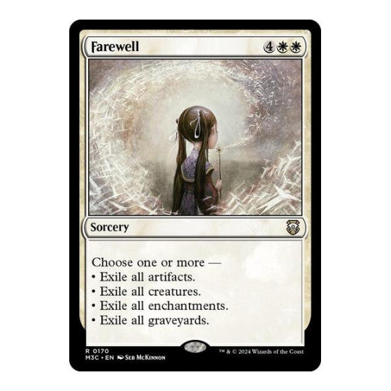 Farewell (M3C) #170 Rare (Near Mint) Commander: Modern Horizons 3 Magic: The Gathering: 2024