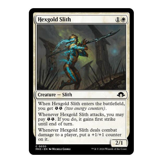 Hexgold Slith (MH3) #30 Common Modern Horizons 3 Magic: The Gathering: 2024