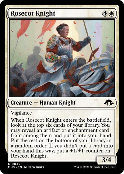 Rosecot Knight (MH3) #42 Common (Lightly Played) Modern Horizons 3 Magic: The Gathering: 2024