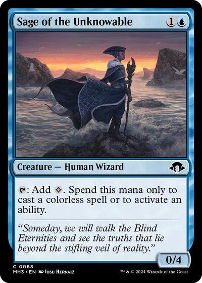 Sage of the Unknowable (MH3) #68 Common Modern Horizons 3 Magic: The Gathering: 2024