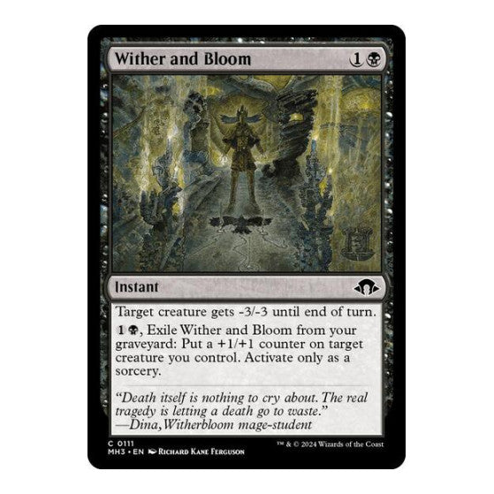 Wither and Bloom (MH3) #111 Common Modern Horizons 3 Magic: The Gathering: 2024