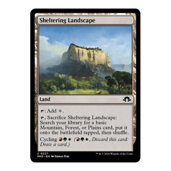 Sheltering Landscape (MH3) #227 Common Modern Horizons 3 Magic: The Gathering: 2024