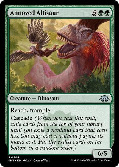 Annoyed Altisaur (MH3) #284 Uncommon (Lightly Played) Modern Horizons 3 Magic: The Gathering: 2024