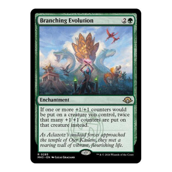 Branching Evolution (MH3) #285 Rare (Near Mint) Modern Horizons 3 Magic: The Gathering: 2024