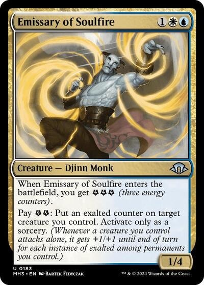 Emissary of Soulfire (MH3) #183 Uncommon (Lightly Played) Modern Horizons 3 Magic: The Gathering: 2024