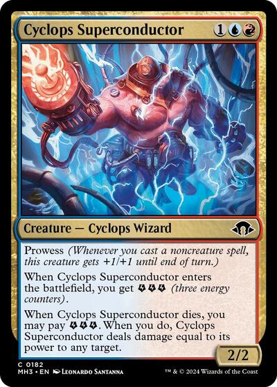 Cyclops Superconductor (MH3) #182 Common (Lightly Played) Modern Horizons 3 Magic: The Gathering: 2024
