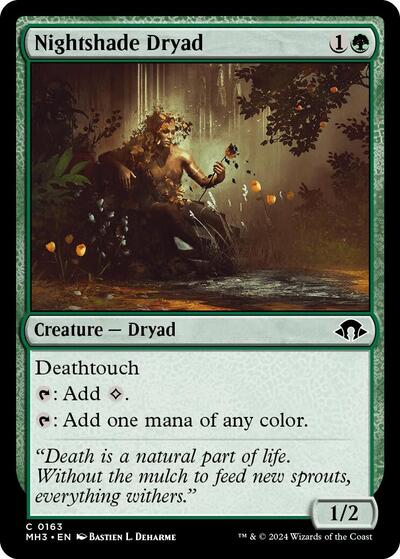 Nightshade Dryad (MH3) #163 Common (Lightly Played) Modern Horizons 3 Magic: The Gathering: 2024