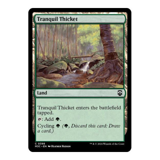 Tranquil Thicket (M3C) #398 Common (Lightly Played) Commander: Modern Horizons 3 Magic: The Gathering: 2024