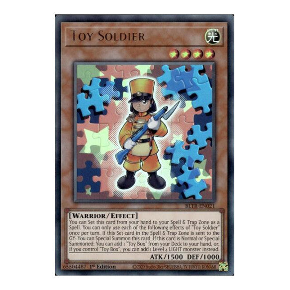 Toy Soldier (BLTR) #BLTR-EN021 Ultra Rare (1st Edition Near Mint) Battles of Legend: Terminal Revenge YuGiOh: 2024
