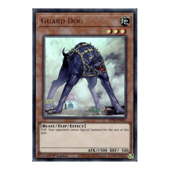 Guard Dog (BLTR) #BLTR-EN053 Ultra Rare (1st Edition Near Mint) Battles of Legend: Terminal Revenge YuGiOh: 2024