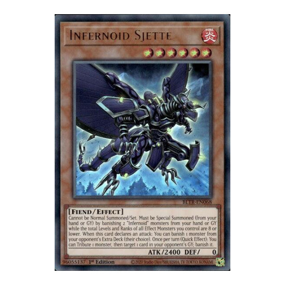 Infernoid Sjette (BLTR) #BLTR-EN068 Ultra Rare (1st Edition Near Mint) Battles of Legend: Terminal Revenge YuGiOh: 2024