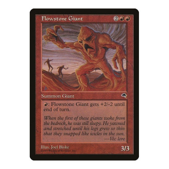 Flowstone Giant (TMP) #174 Common (Lightly Played) Tempest Magic: The Gathering: 1997