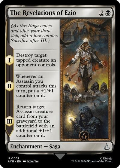 The Revelations of Ezio (ACR) #31 Uncommon (Lightly Played) Universes Beyond: Assassin's Creed Magic: The Gathering: 2024