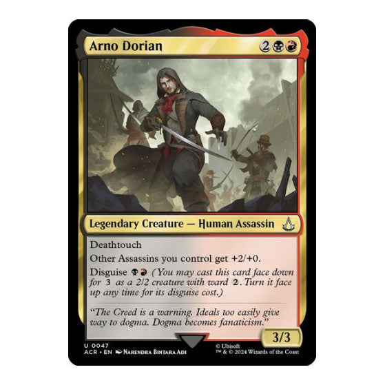 Arno Dorian (ACR) #47 Uncommon (Foil Lightly Played) Universes Beyond: Assassin's Creed Magic: The Gathering: 2024