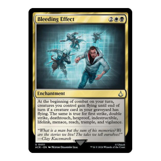 Bleeding Effect (ACR) #51 Uncommon (Lightly Played) Universes Beyond: Assassin's Creed Magic: The Gathering: 2024