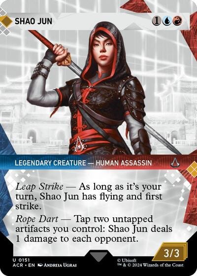 Shao Jun Showcase (ACR) #151 Uncommon (Lightly Played) Universes Beyond: Assassin's Creed Magic: The Gathering: 2024