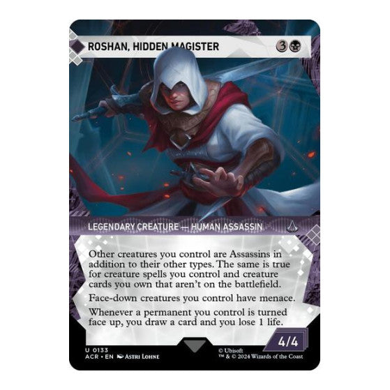 Roshan, Hidden Magister (Showcase) (ACR) #133 Uncommon (Lightly Played) Universes Beyond: Assassin's Creed Magic: The Gathering: 2024