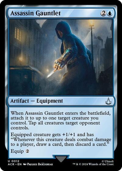 Assassin Gauntlet (ACR) #12 Uncommon (Lightly Played) Universes Beyond: Assassin's Creed Magic: The Gathering: 2024