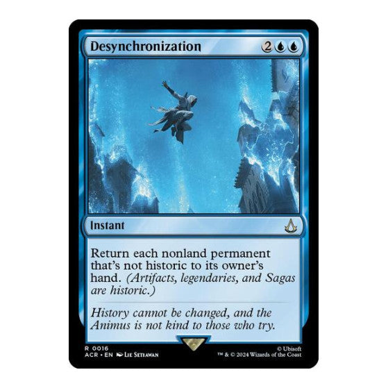 Desynchronization (ACR) #16 Rare (Foil Lightly Played) Universes Beyond: Assassin's Creed Magic: The Gathering: 2024