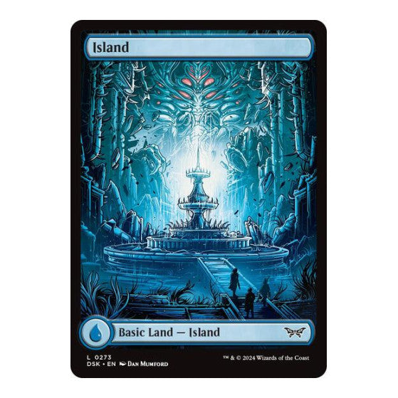 Island 0273 Full Art (DSK) #273 Land Duskmourn: House of Horror Magic: The Gathering: 2024