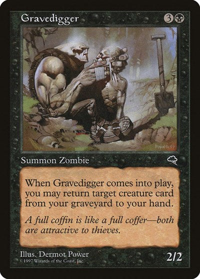 Gravedigger (TMP) #137 Common Tempest Magic: The Gathering: 1997