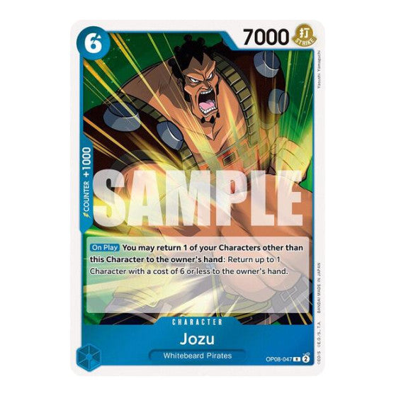 Jozu (OP08) #OP08-047 Rare Two Legends One Piece Card Game: 2024