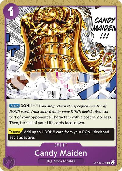 Candy Maiden (OP08) #OP08-075 Common (Near Mint) Two Legends One Piece Card Game: 2024