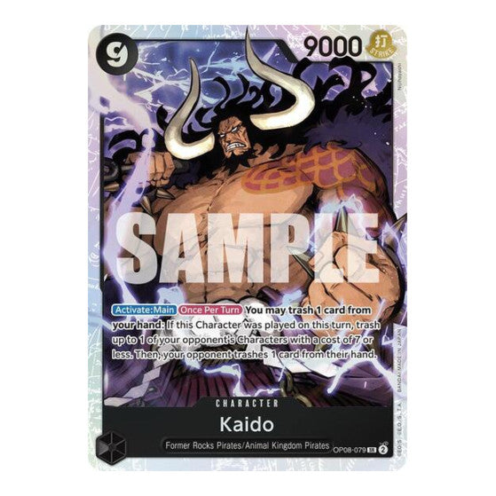 Kaido (OP08) #OP08-079 Super Rare (Foil Near Mint) Two Legends One Piece Card Game: 2024