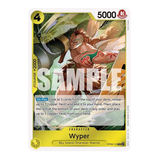 Wyper (OP08) #OP08-110 Rare Two Legends One Piece Card Game: 2024