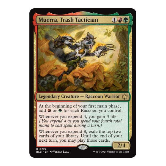Muerra Trash Tactician (BLB) #227 Rare (Lightly Played) Bloomburrow Magic: The Gathering: 2024