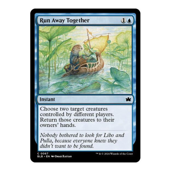Run Away Together (BLB) #67 Common Bloomburrow Magic: The Gathering: 2024