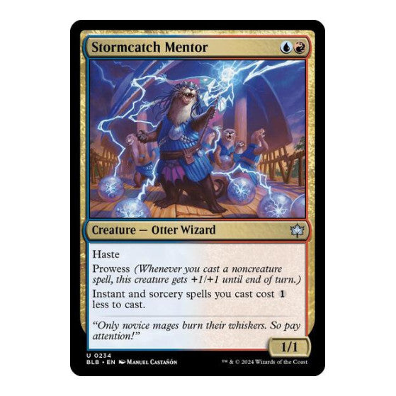 Stormcatch Mentor (BLB) #234 Uncommon Bloomburrow Magic: The Gathering: 2024