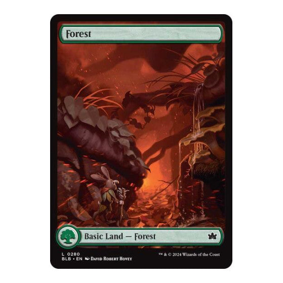 Forest (0280) (BLB) #280 Land (Lightly Played) Bloomburrow Magic: The Gathering: 2024