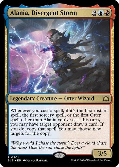 Alania Divergent Storm (BLB) #204 Rare (Lightly Played) Bloomburrow Magic: The Gathering: 2024
