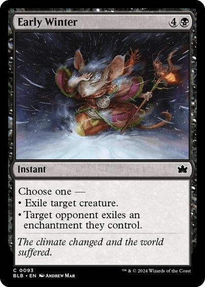 Early Winter (BLB) #93 Common Bloomburrow Magic: The Gathering: 2024