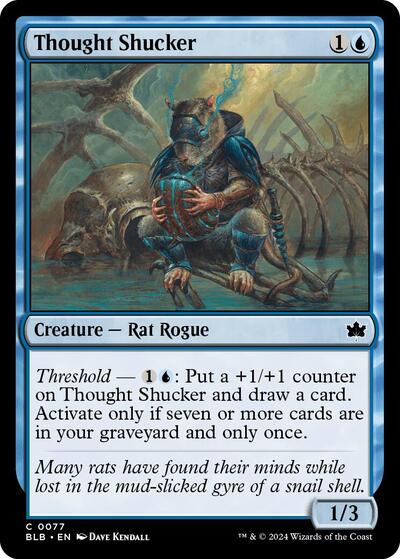 Thought Shucker (BLB) #77 Common (Near Mint) Bloomburrow Magic: The Gathering: 2024