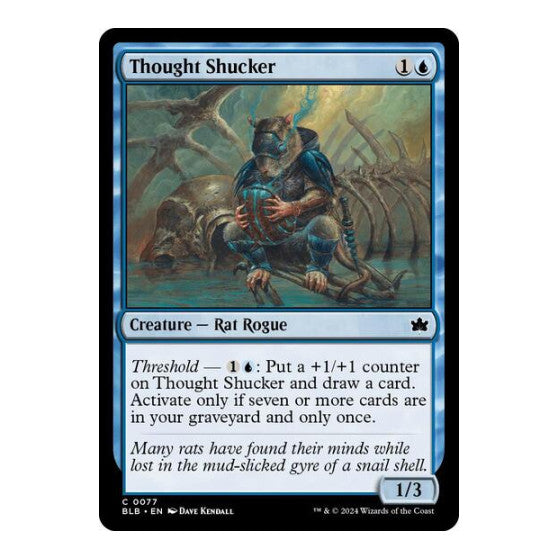 Thought Shucker (BLB) #77 Common Bloomburrow Magic: The Gathering: 2024
