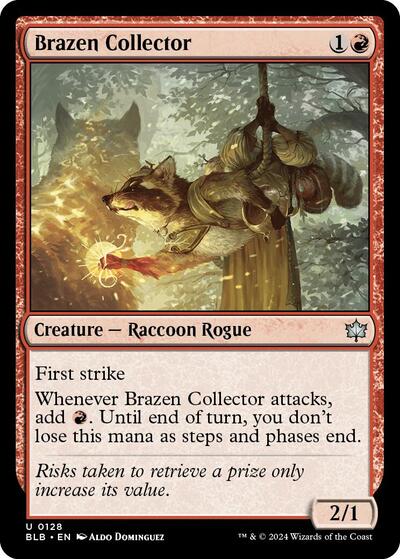 Brazen Collector (BLB) #128 Uncommon (Lightly Played) Bloomburrow Magic: The Gathering: 2024