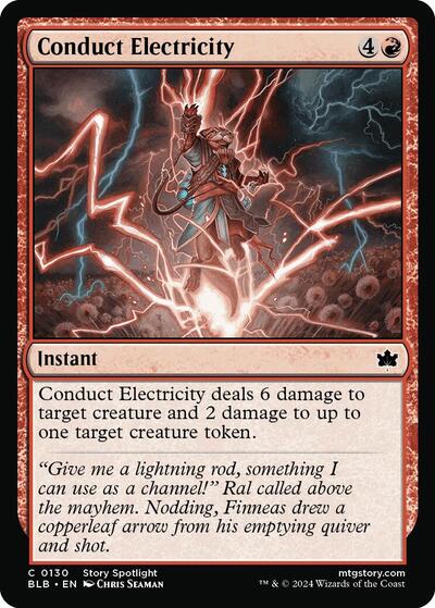 Conduct Electricity (BLB) #130 Common Bloomburrow Magic: The Gathering: 2024