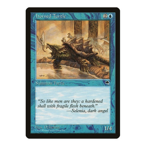 Horned Turtle (TMP) #67 Common Tempest Magic: The Gathering: 1997